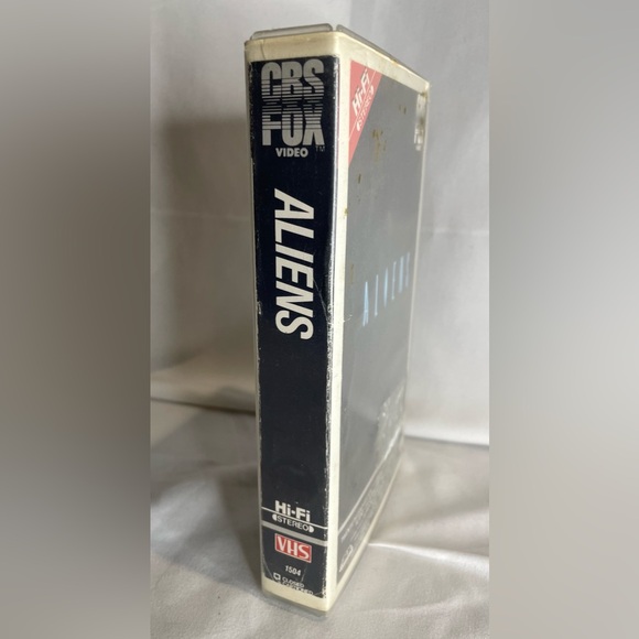 Aliens (VHS, 1986) Rental copy in clear clamshell case horror thriller sequel - Picture 4 of 7